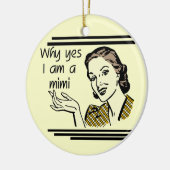 Retro T - Shirts Mimi und Geschenke Keramikornament (Links)