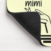 Retro T-Shirts Mimi und Geschenke Mousepad (Ecke)