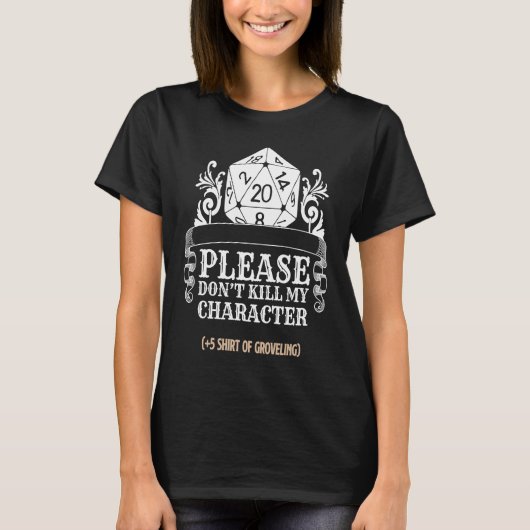 Retro Tabletop Dungeons Game I RPG Dice Cube T-Shirt (Vorderseite)