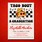Retro Taco Bout A Abschluss Fiesta Abschluss Einladung