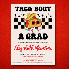 Retro Taco Bout A Grad Fiesta Abschluss Einladung
