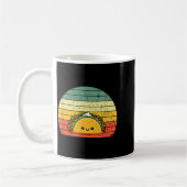 Retro Taco Lover Shirt Funny Retro Taco Humor  Kaffeetasse (Links)