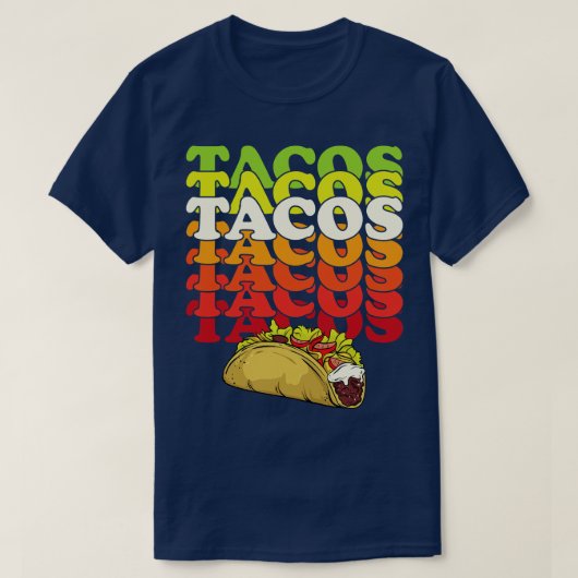 Retro Taco T-Shirt (Design vorne)