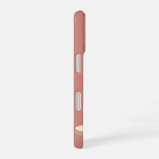 Retro Takeaway Coffee Cup iPhone 16 Hülle (Rechte Seite)