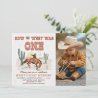 Retro-Tan-Foto wie West war ein 1. Geburtstag