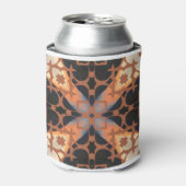 Retro-Tan-Muster Dosenkühler (Kanne Vorderseite)