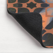 Retro-Tan-Muster Mousepad (Ecke)