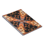 Retro-Tan-Muster Notizblock (Rechte Seite)