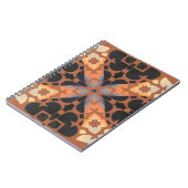 Retro-Tan-Muster Notizblock (Linke Seite)