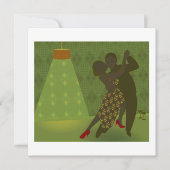 Retro-Tanz-Einladung Einladung (Vorderseite)