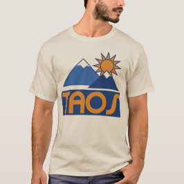 Retro Taos 70er/80er Skifahren Berggipfel T-Shirt