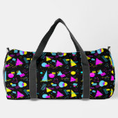 RETRO TAPE FARBIGE FORMEN DUFFLE BAG (Rückseite)