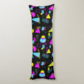 RETRO TAPE FARBIGE FORMEN SEITENSCHLÄFERKISSEN (Rückseite (Vertikal))