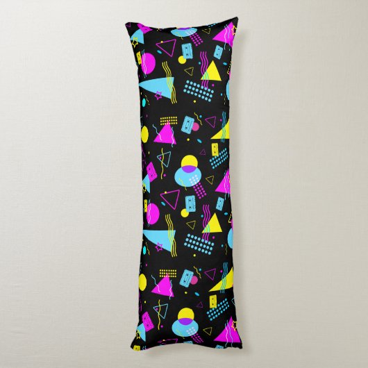 RETRO TAPE FARBIGE FORMEN SEITENSCHLÄFERKISSEN (Rückseite (Vertikal))