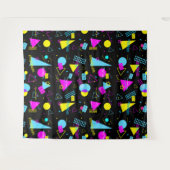 RETRO TAPE FARBIGE FORMEN WANDTEPPICH (Vorderseite (Horizontal))