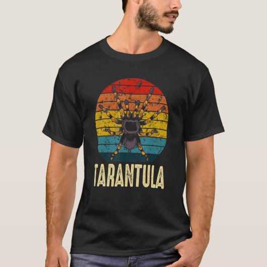 Retro-Tarantel-Halter Haustier Spinne 2 T-Shirt (Vorderseite)