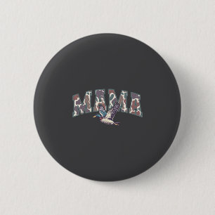 Retro-Tarnenten-Jagd-Mama 1. Geburtstag Familie M Button