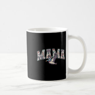Retro-Tarnmuster-Entenjagd-Mama 1. Geburtstag Fami Kaffeetasse