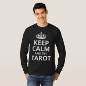 Retro Tarot 'Keep Calm and Try Tarot' T-Shirt (Vorne ganz)