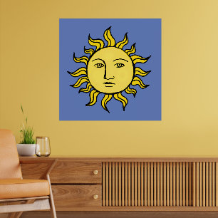 Retro Tarot Magic Vintag Hexy Celestial Art Poster