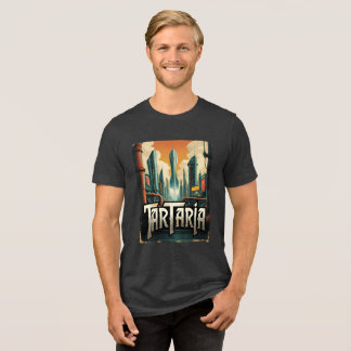 Retro Tartaria Mud Flospiracy Theorie Tri-Blend Shirt