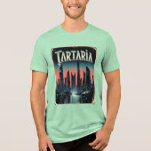 Retro Tartaria Mud Flospiracy Tri-Blend Shirt (Vorderseite)
