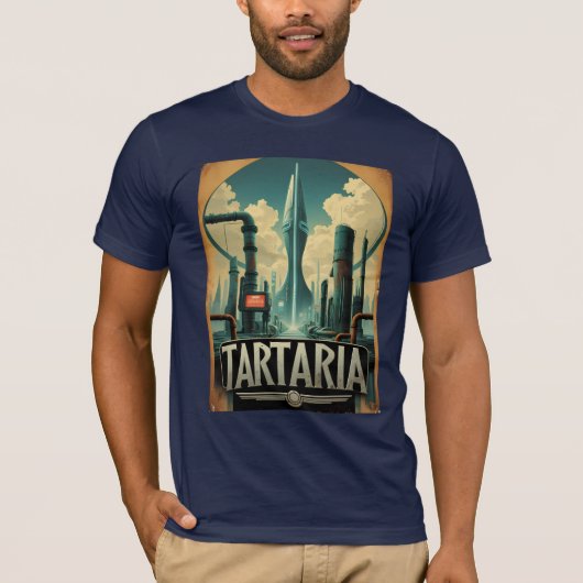 Retro Tartaria Verschwörung Vintag T-Shirt (Vorderseite)