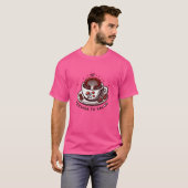 Retro-Tasse Kaffee mit Ganoderma T-Shirt (Vorne ganz)