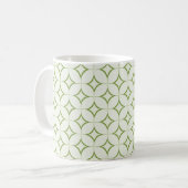 Retro-Tasse, Olive Green Kaffeetasse (Vorderseite Links)