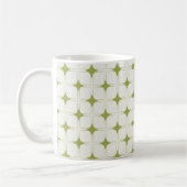 Retro-Tasse, Olive Green Kaffeetasse (Links)