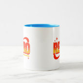 Retro-Tasse. Zweifarbige Tasse (Mittel)