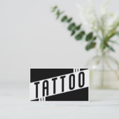 Retro TätowierungsLochkarte Treuekarte (Stehend Vorderseite)