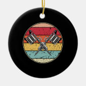 Retro Tattoo Keramik Ornament (Vorne)