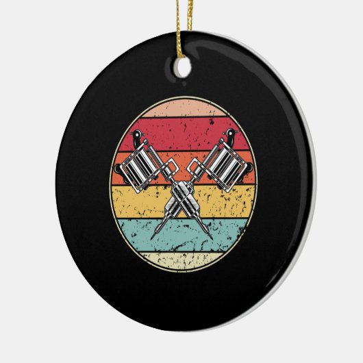 Retro Tattoo Keramik Ornament (Links)