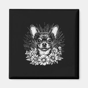 Retro Tattoo Style Chihuahua Dog Lover Magnet