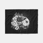 Retro Tattoo Style Er Spaniel Dog Lover _1 Fleecedecke (Vorderseite (Horizontal))