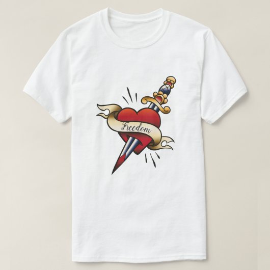 Retro Tattoo T-Shirt (Design vorne)