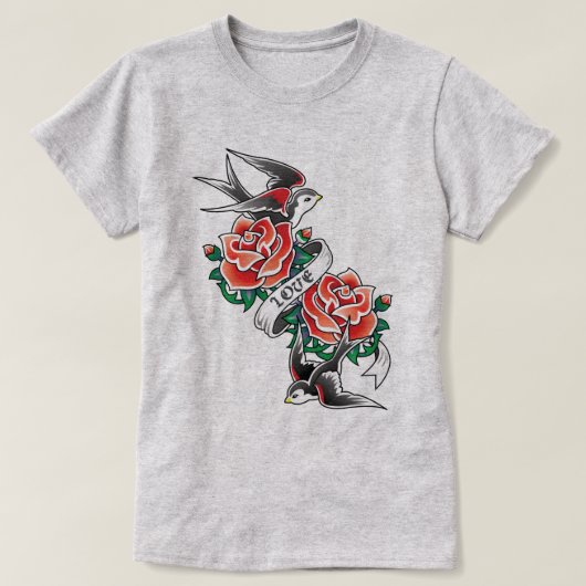 Retro Tattoo T-Shirt (Design vorne)