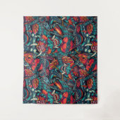 Retro Tattoo Themed Wandteppich (Vorderseite)