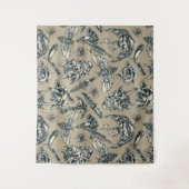 Retro Tattoo Themed Wandteppich (Vorderseite)