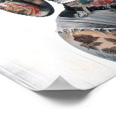 Retro Tattooed Girl Poster (Ecke)