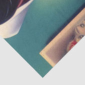 Retro Tattooed Nurse Seidenpapier (Ausschnitt)