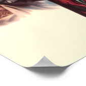 Retro Tattooed Pin-up Poster (Ecke)