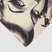 Retro Tattooot Button hoch Seidenpapier (Ausschnitt)