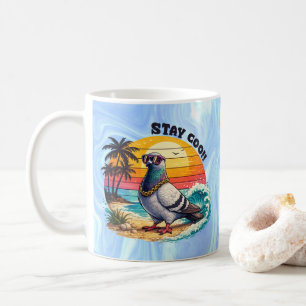 Retro-Taubenzüchter-Geschenk Stadttauben bleiben g Kaffeetasse