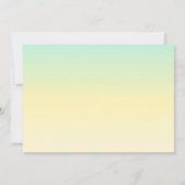 Retro tauchen in 5. Geburtstag Einladung (Rückseite)