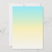 Retro tauchen in 5. Geburtstag Einladung (Rückseite)