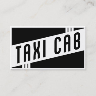 Retro Taxi Visitenkarte