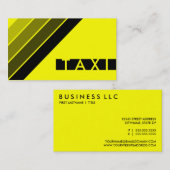 Retro TAXI Visitenkarte (Vorne/Hinten)