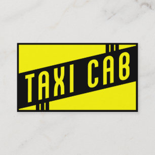 Retro Taxi Visitenkarte